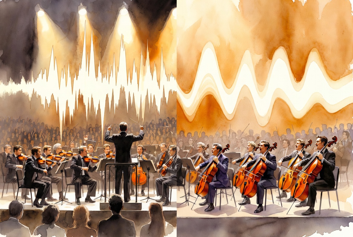 Historical illustration representing the Verdi tuning era