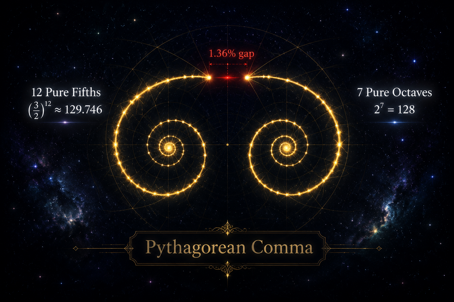 The Pythagorean Comma — the century-old cosmic gap at the heart of Western music