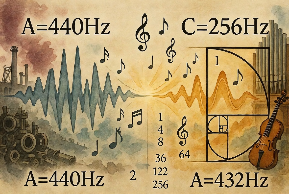 Mathematical symmetry and the power of two in acoustics